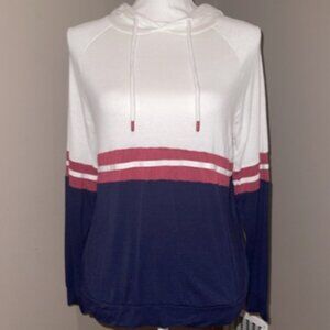 Women's Size Small Pink Rose Hoodie